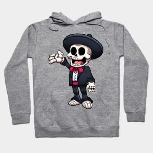 Mariachi Skeleton Kid Hoodie